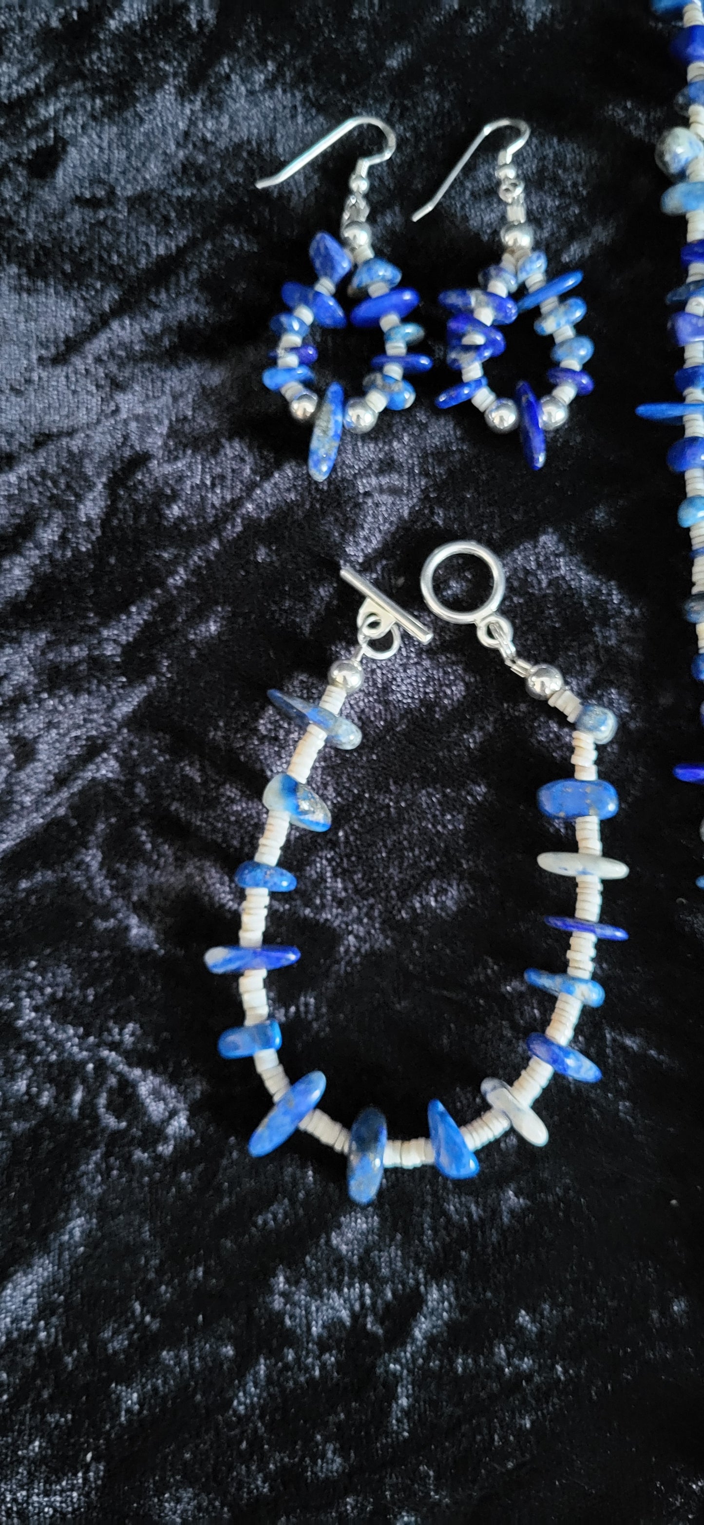 Natural Blue Lapis Lazuli Set